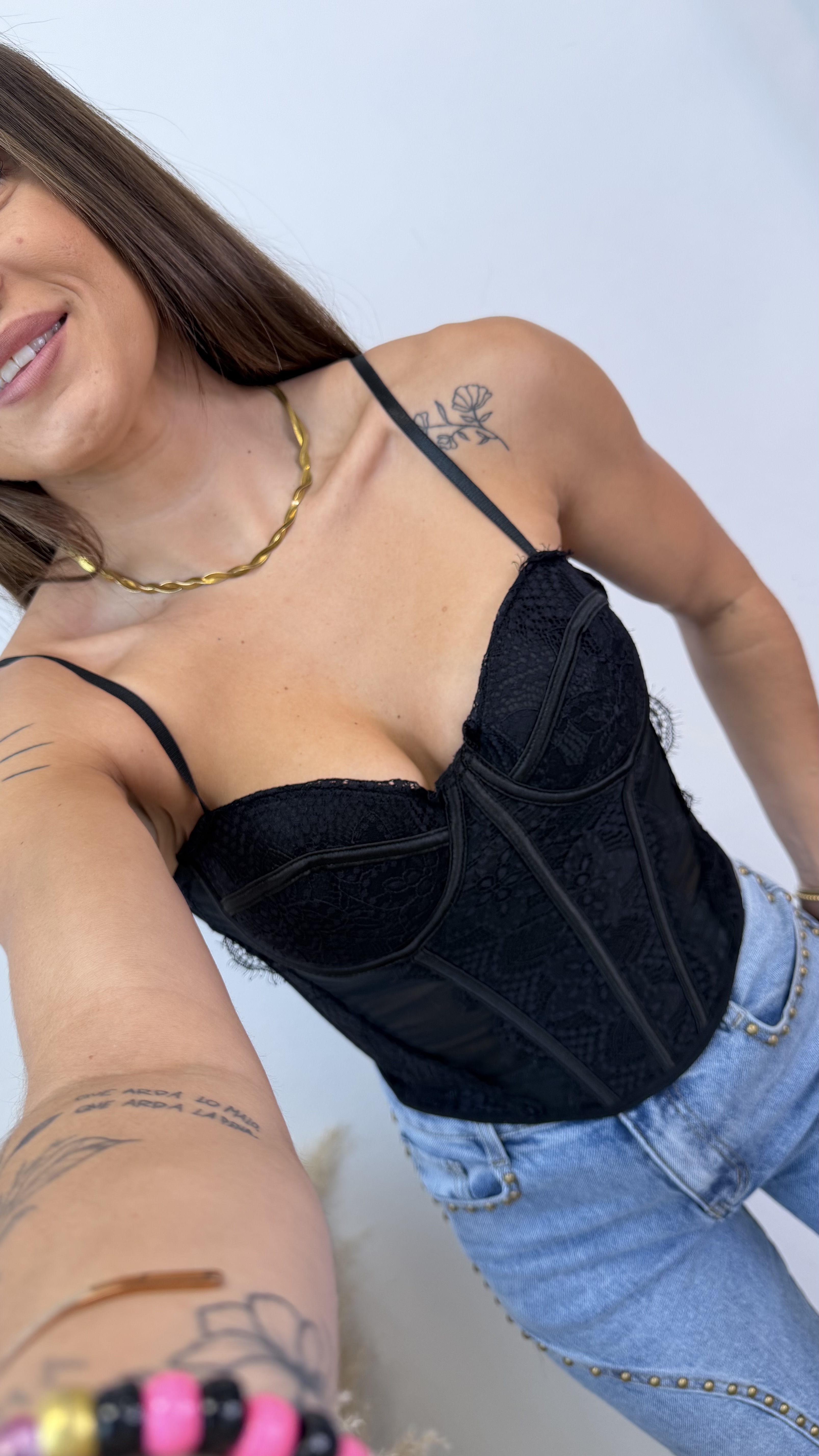 Corset Low Cost - Negro - Imagen 2