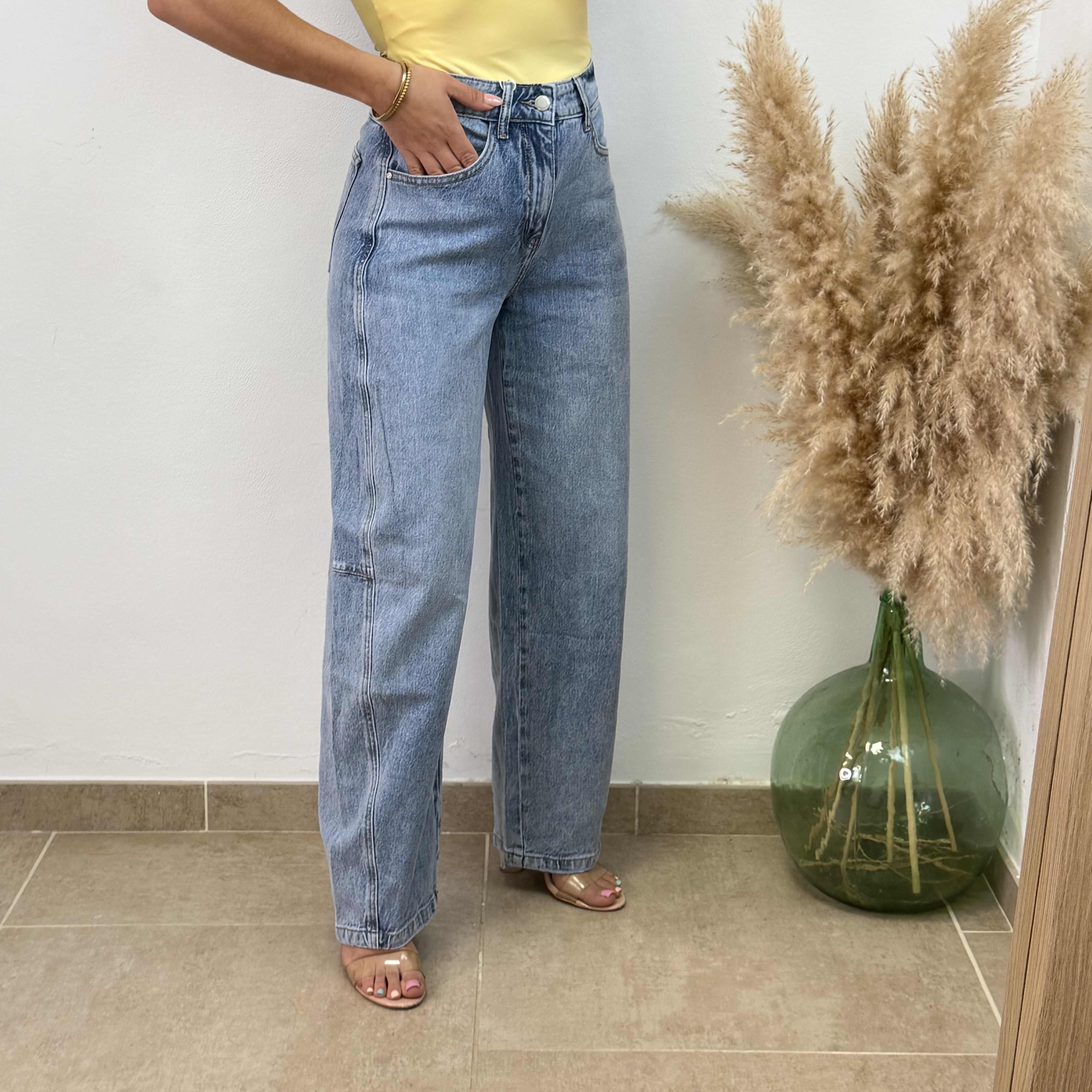Pantalón vaquero ballón luxury