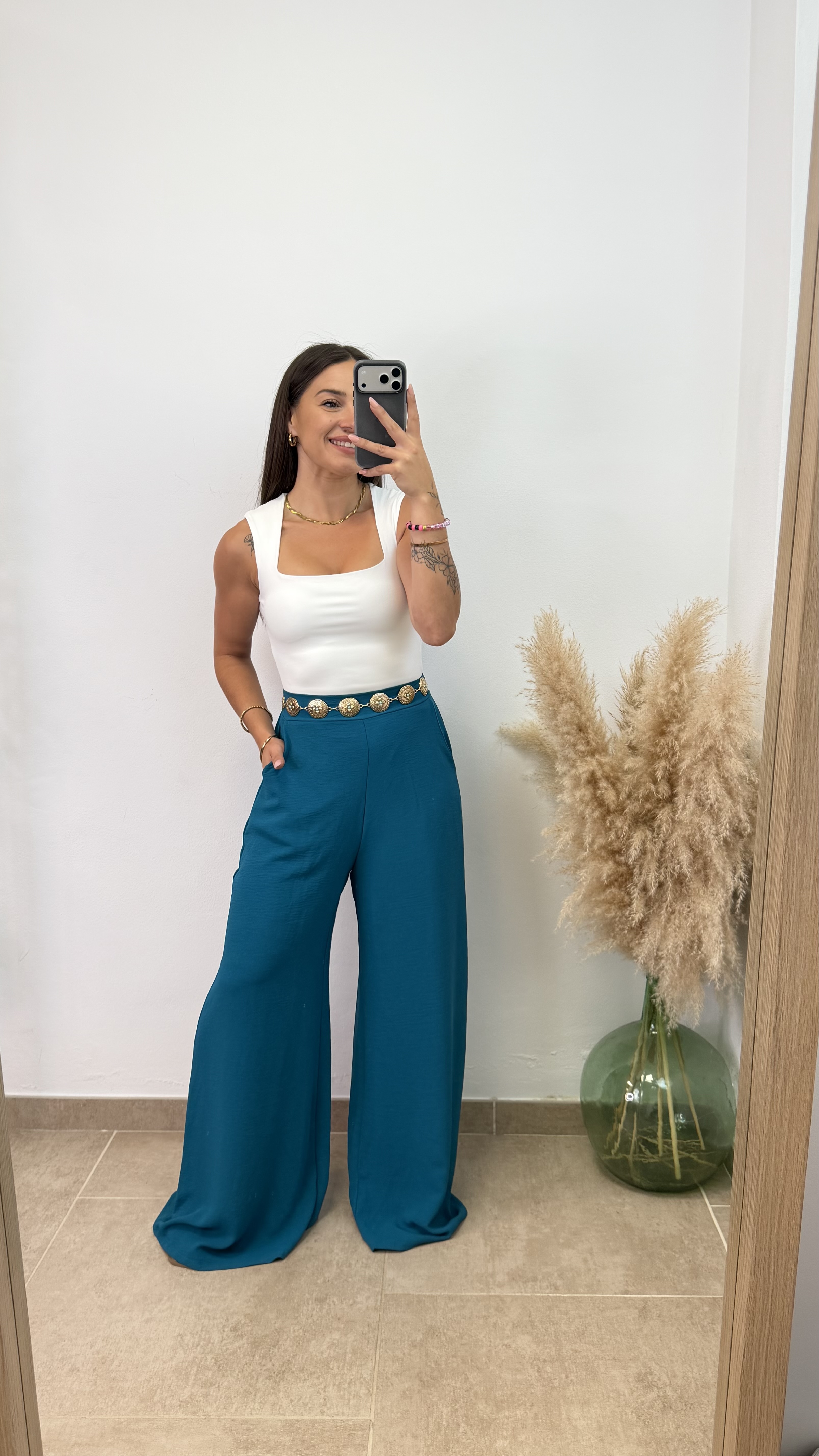 Pantalón Tere - Azul petróleo - Imagen 4