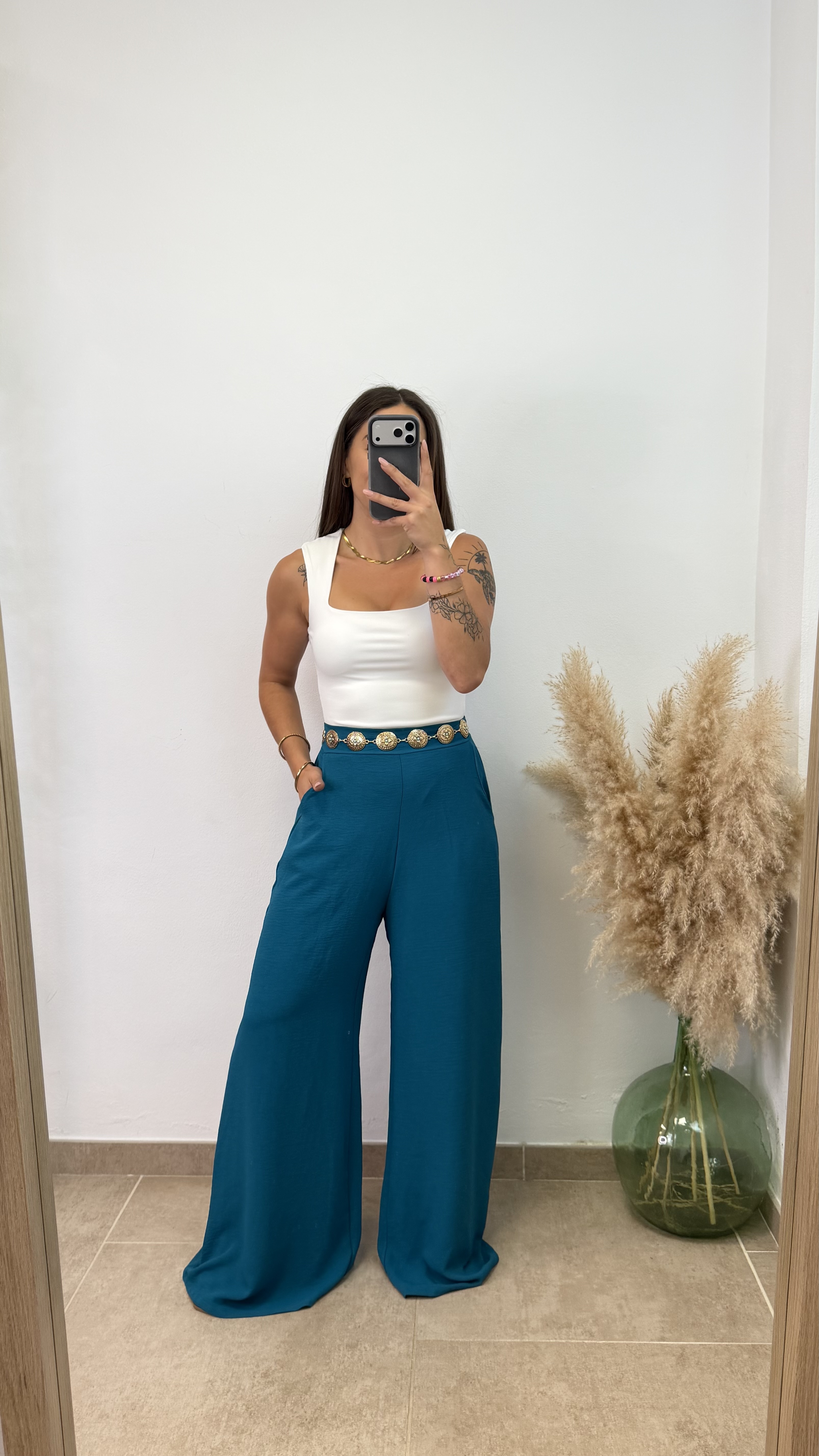 Pantalón Tere - Azul petróleo - Imagen 2