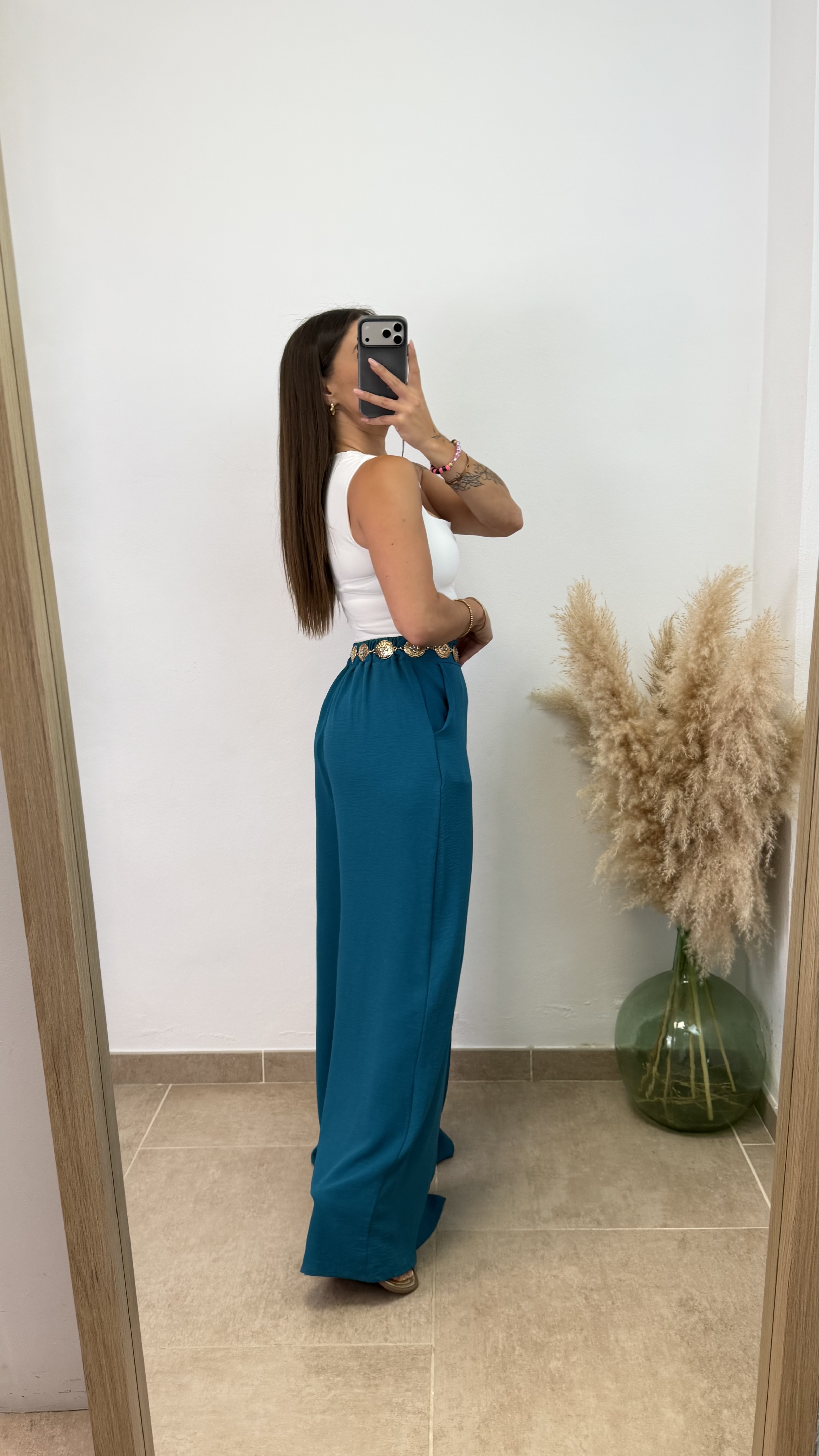 Pantalón Tere - Azul petróleo - Imagen 3