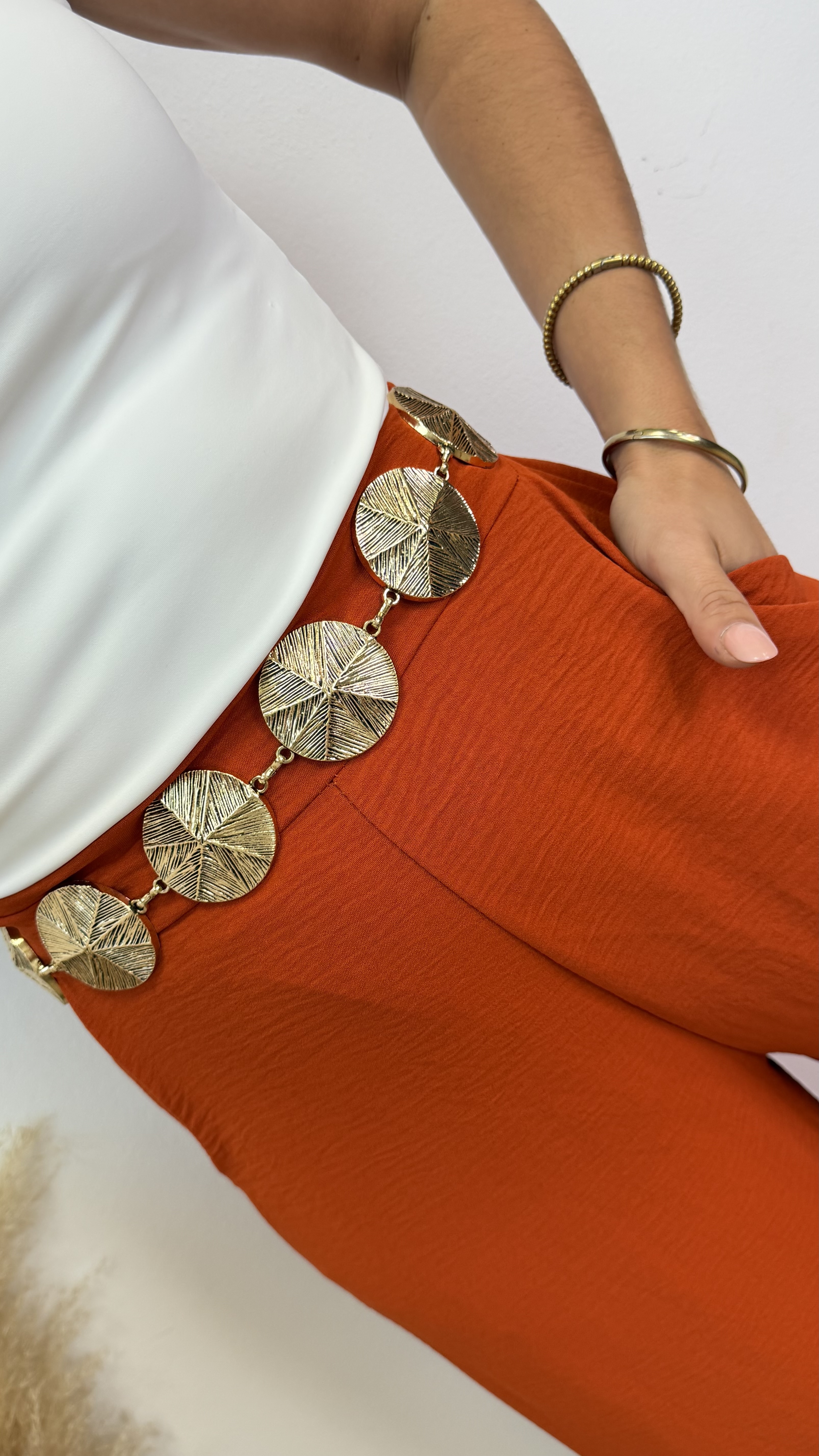 Pantalón Tere - Teja - Imagen 3