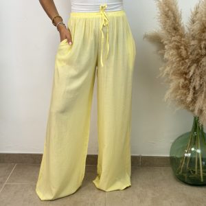 Pantalón recto - Amarillo