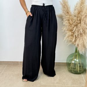 Pantalón recto - Negro