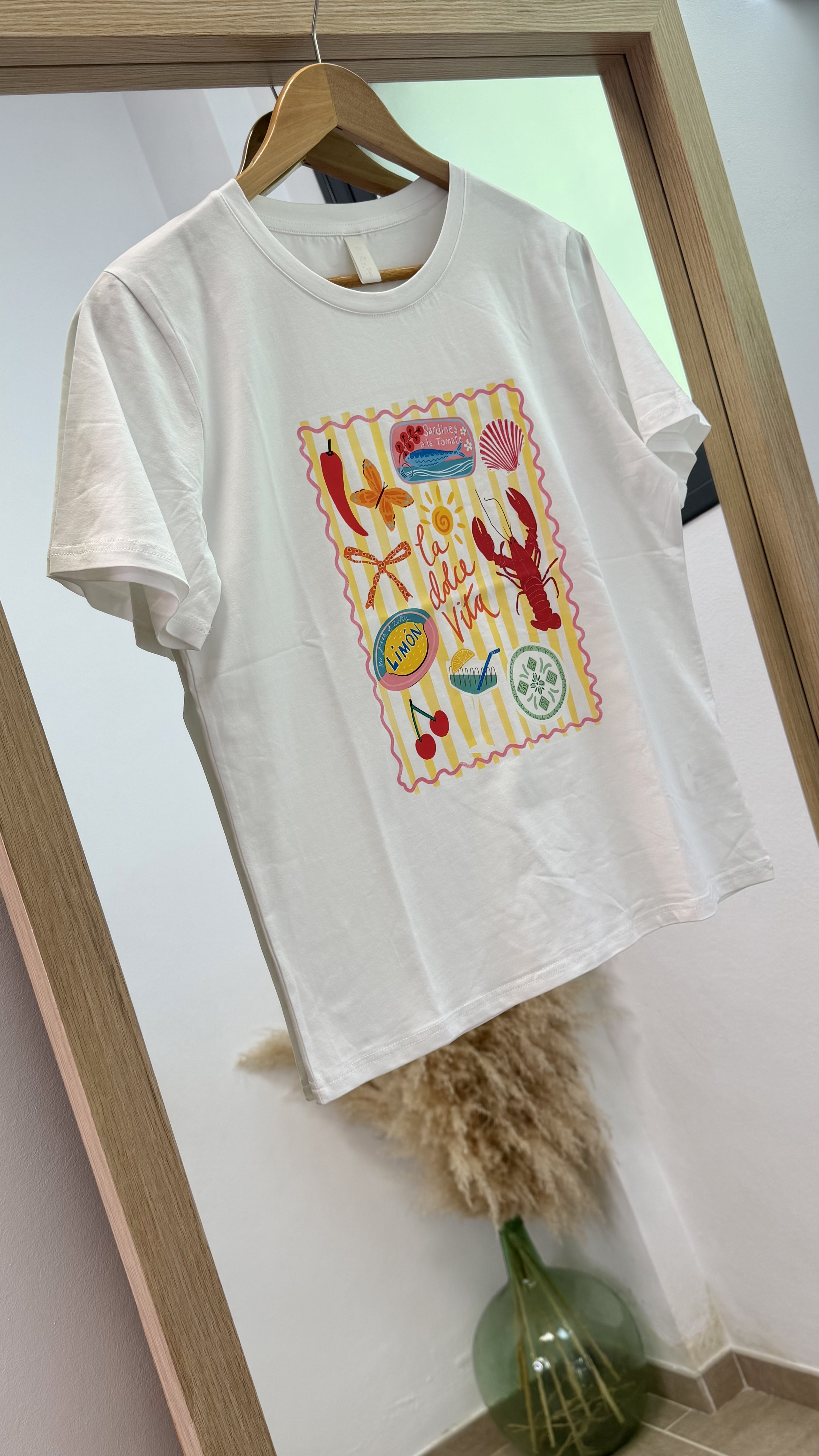 Camiseta estampada sardines a la tomate - Imagen 2