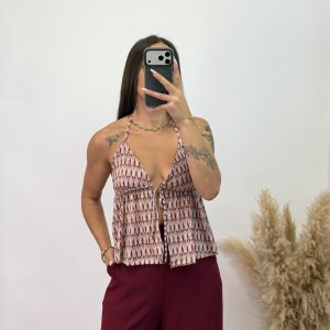 Top rubí lagrima-burdeos