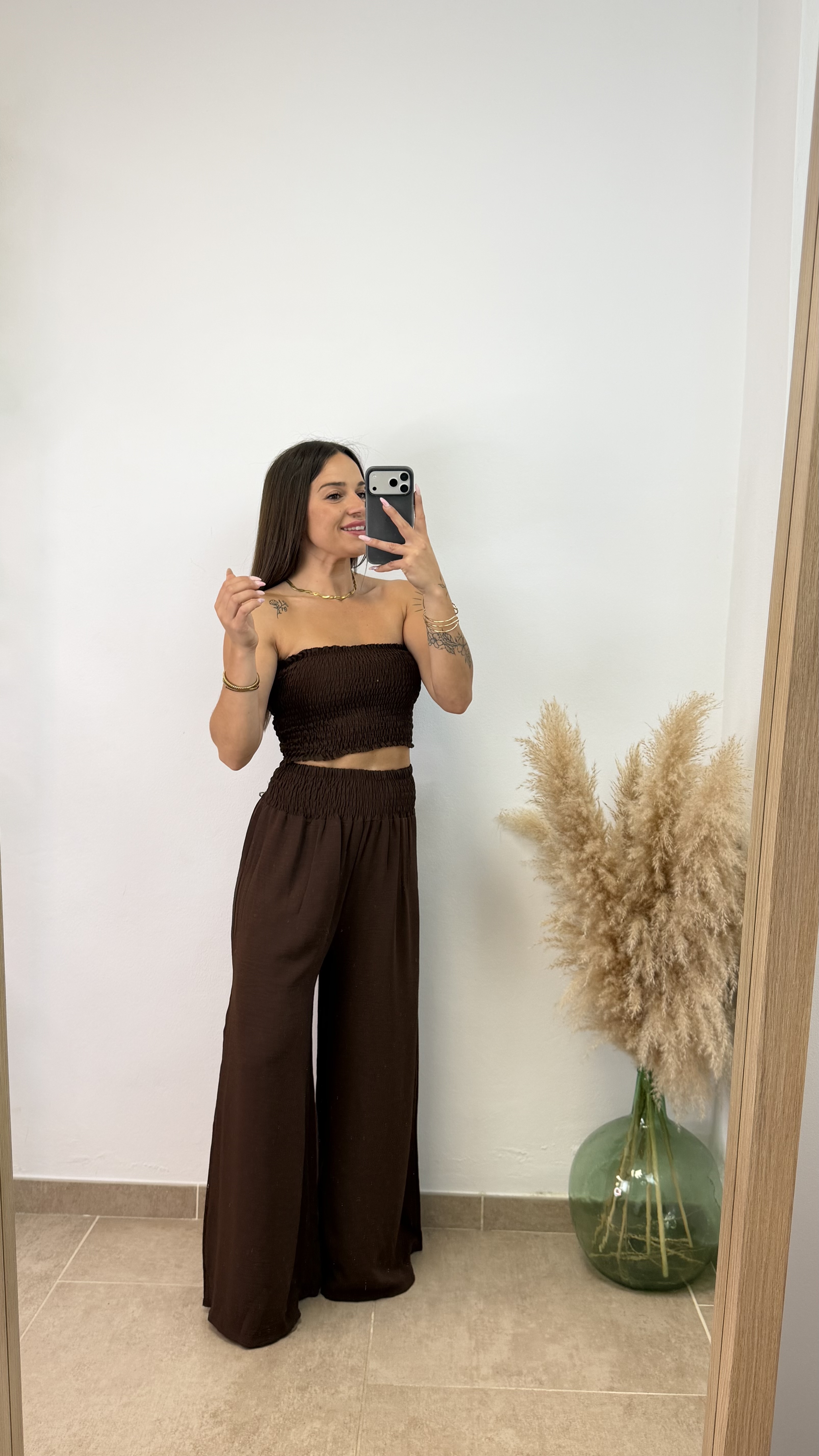 Conjunto Tarifa - Chocolate - PREVENTA