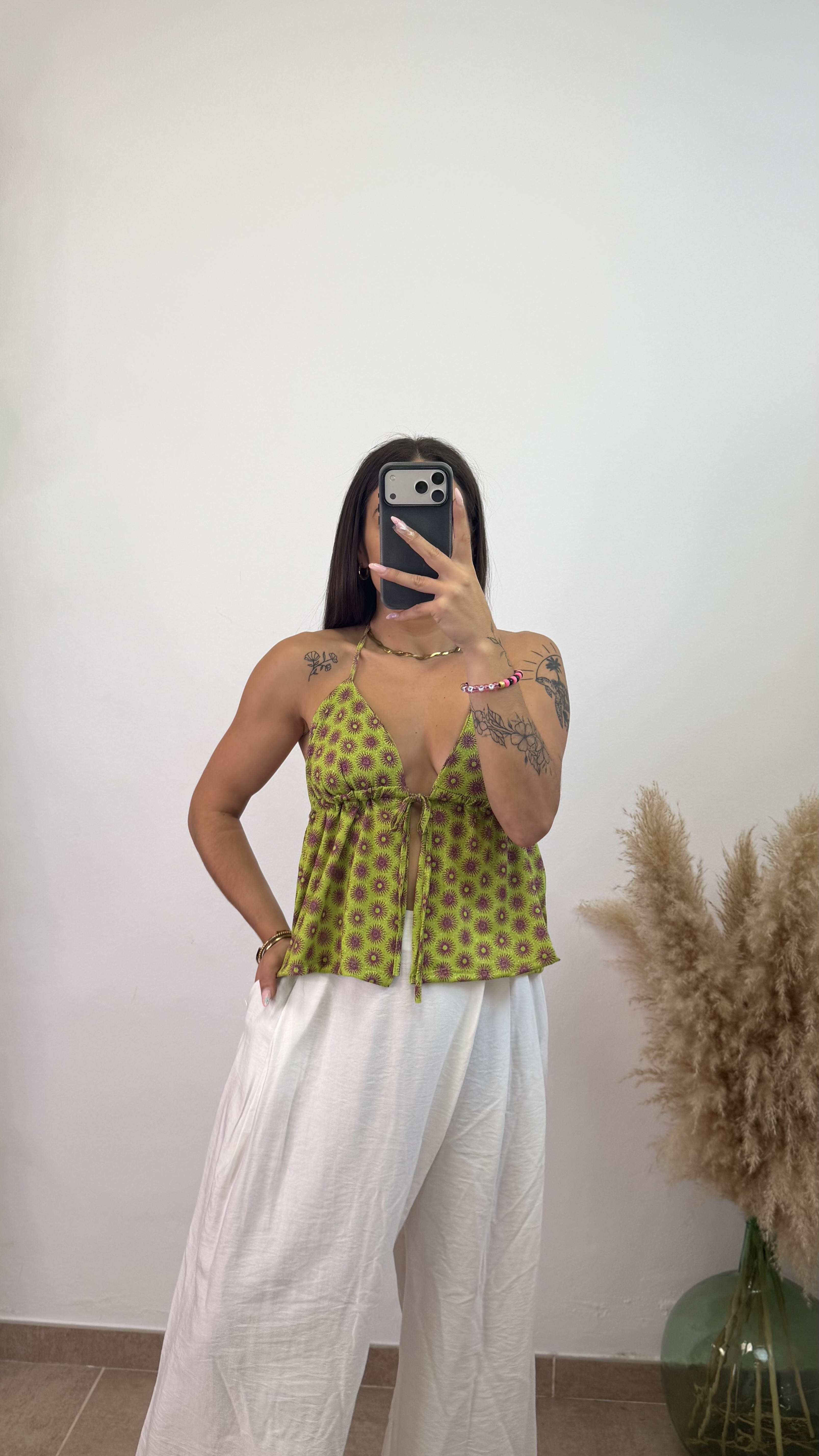 Top rubí sol - Verde
