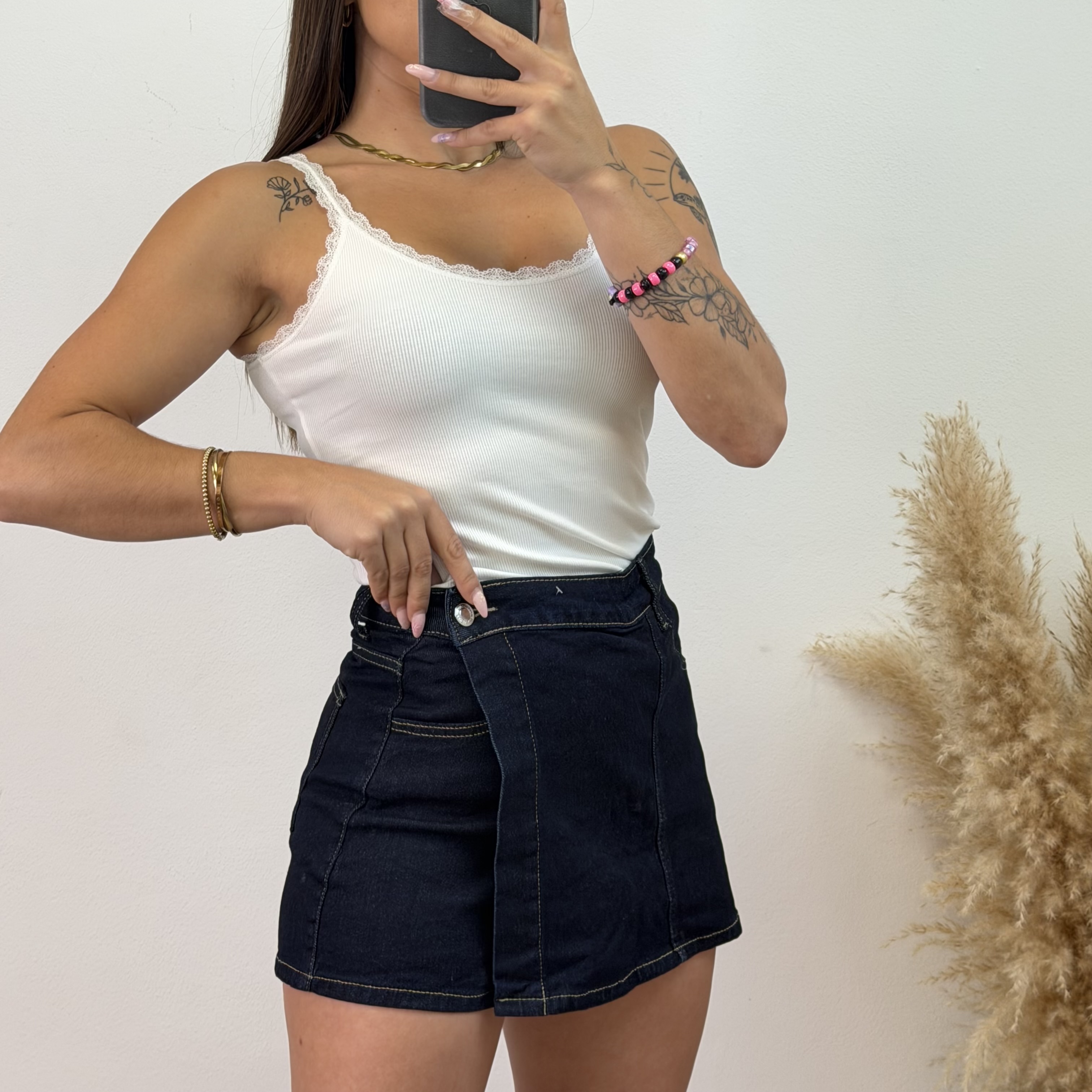 Falda pantalón oscura