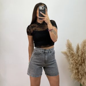 Pantalón vaquero lavado gris