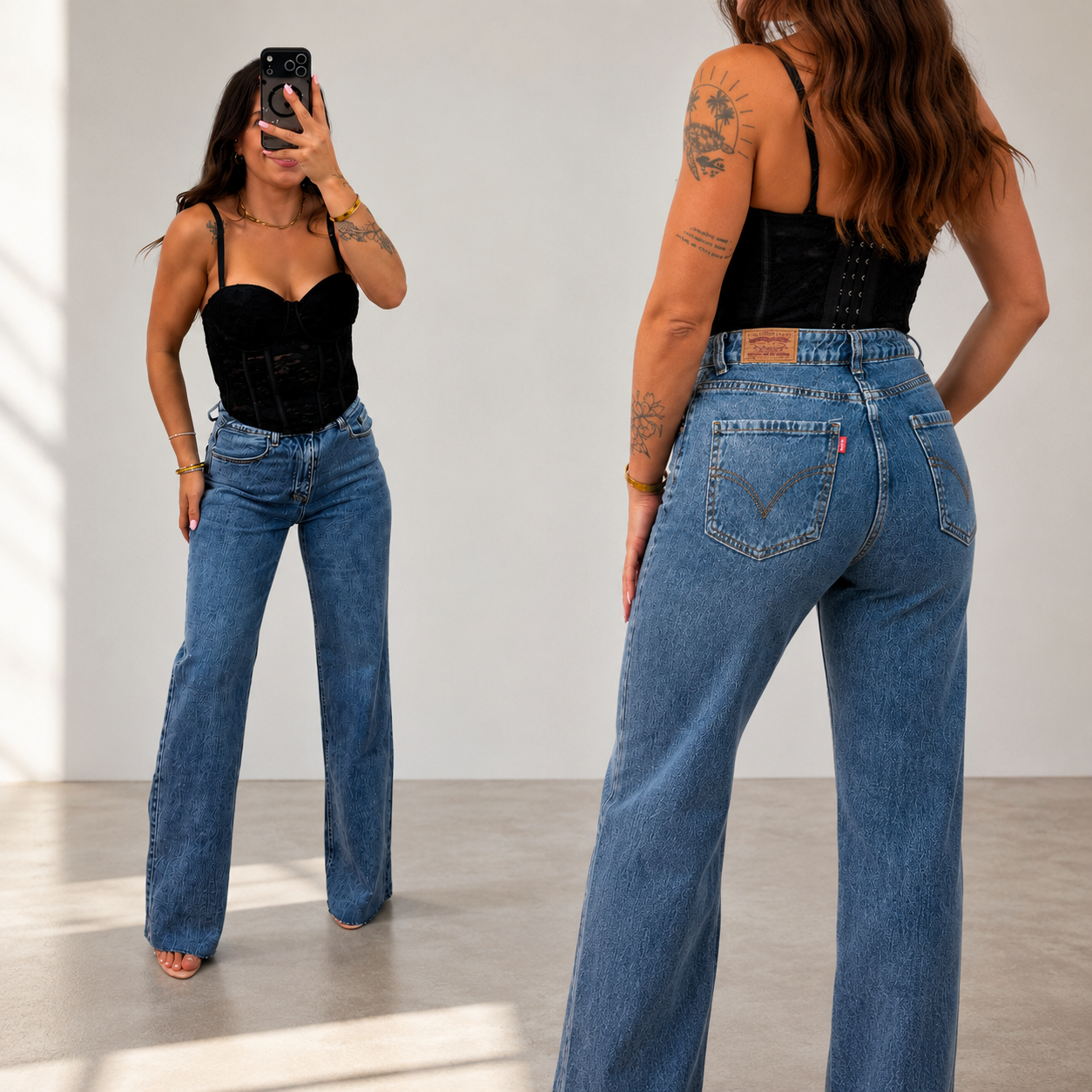Pantalón vaquero denim largo levis - Imagen 2