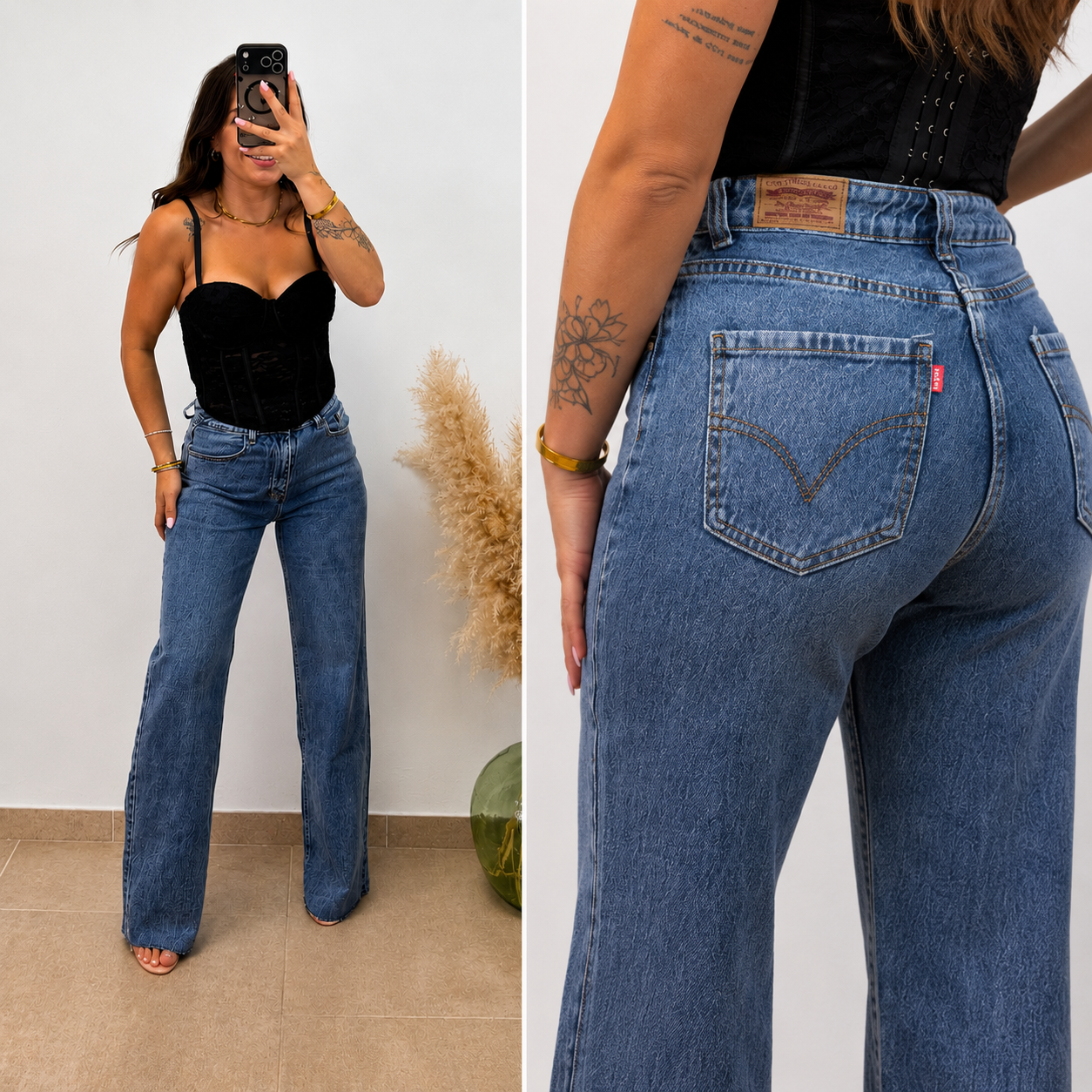 Pantalón vaquero denim largo levis