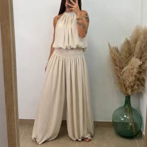 Conjunto dos piezas globo - Beige