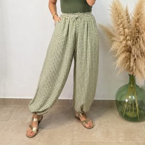 Pantalón globo vichi - Verde manzana