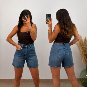 Pantalón vaquero inspo levis corto 2.0