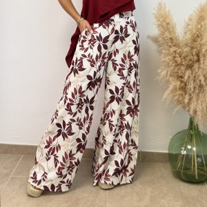 Pantalón palmera - Burdeos PREVENTA