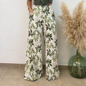 Pantalón palmera - Verde PREVENTA