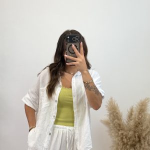 Sobrecamisa algodón - Blanco