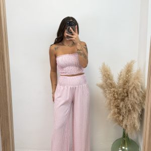 Conjunto tarifa vichy - Rosa PREVENTA