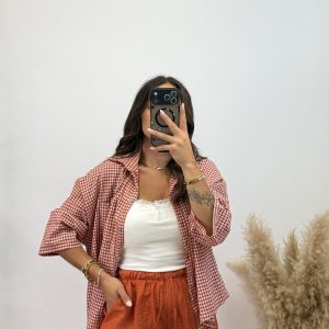 Alternative view of Camisa vichy - Teja
