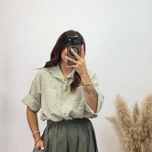 Camisa vichy - Verde militar