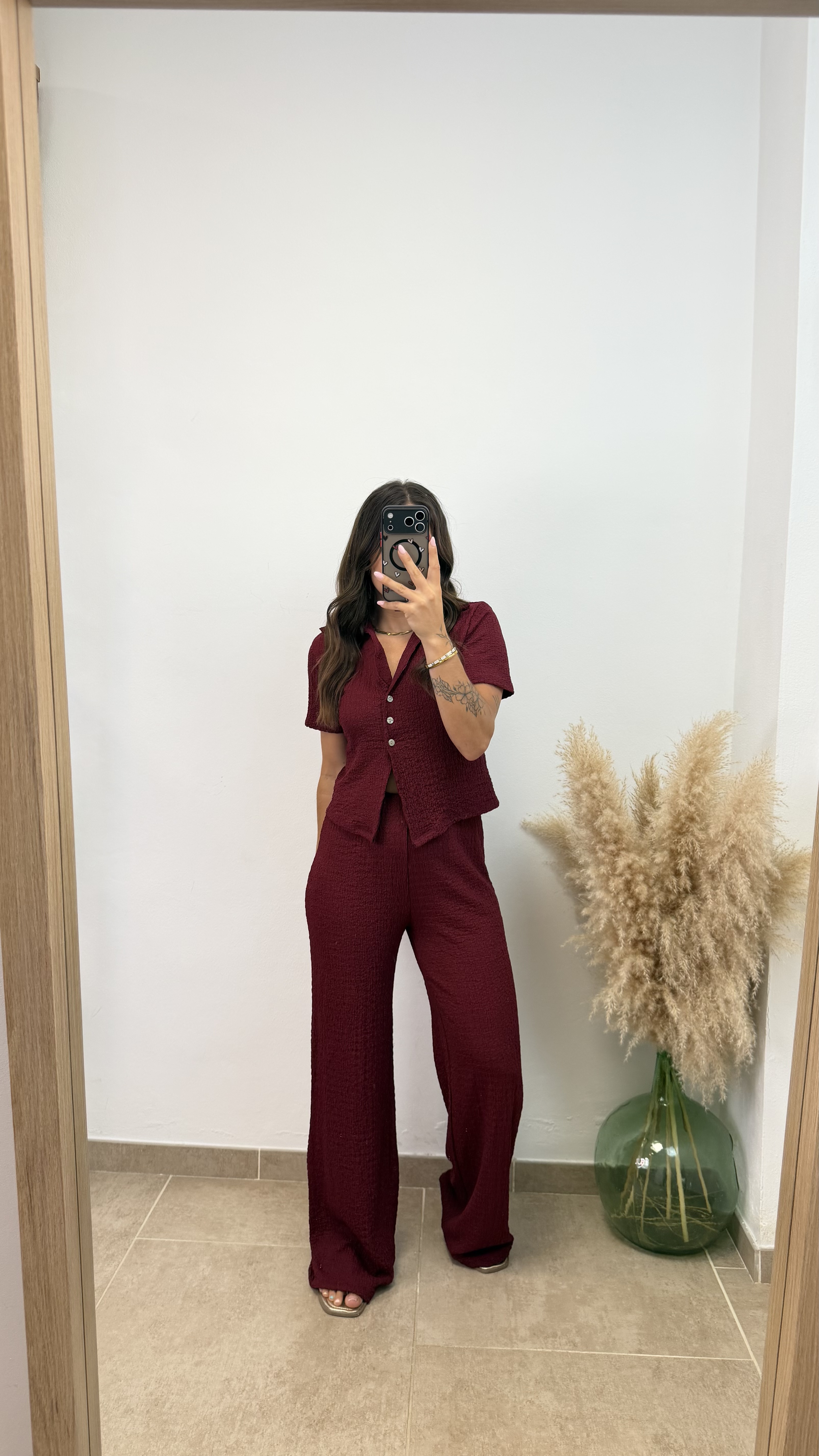 Conjunto rugoso zara - Burdeos