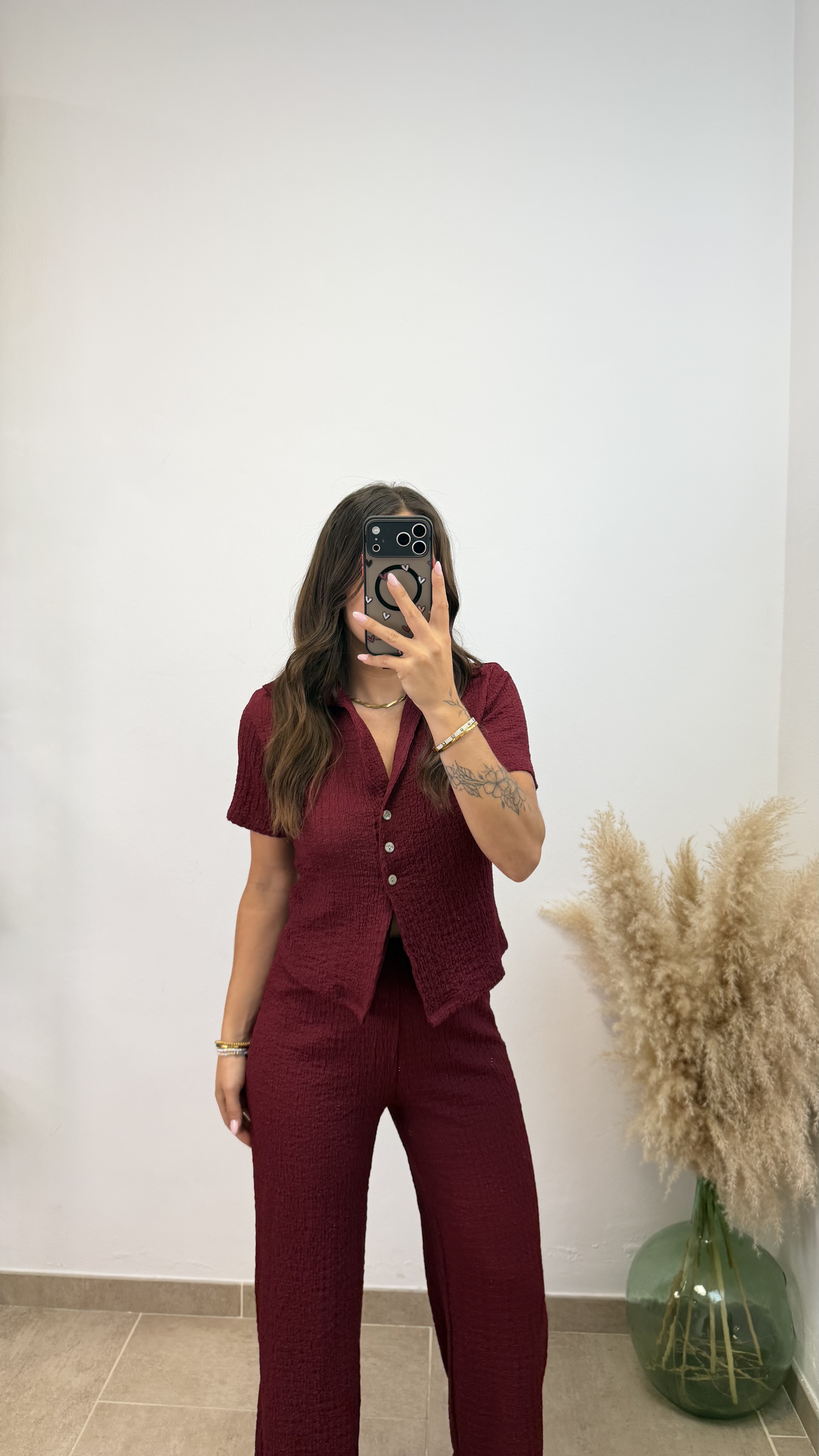 Conjunto rugoso zara - Burdeos - Imagen 2