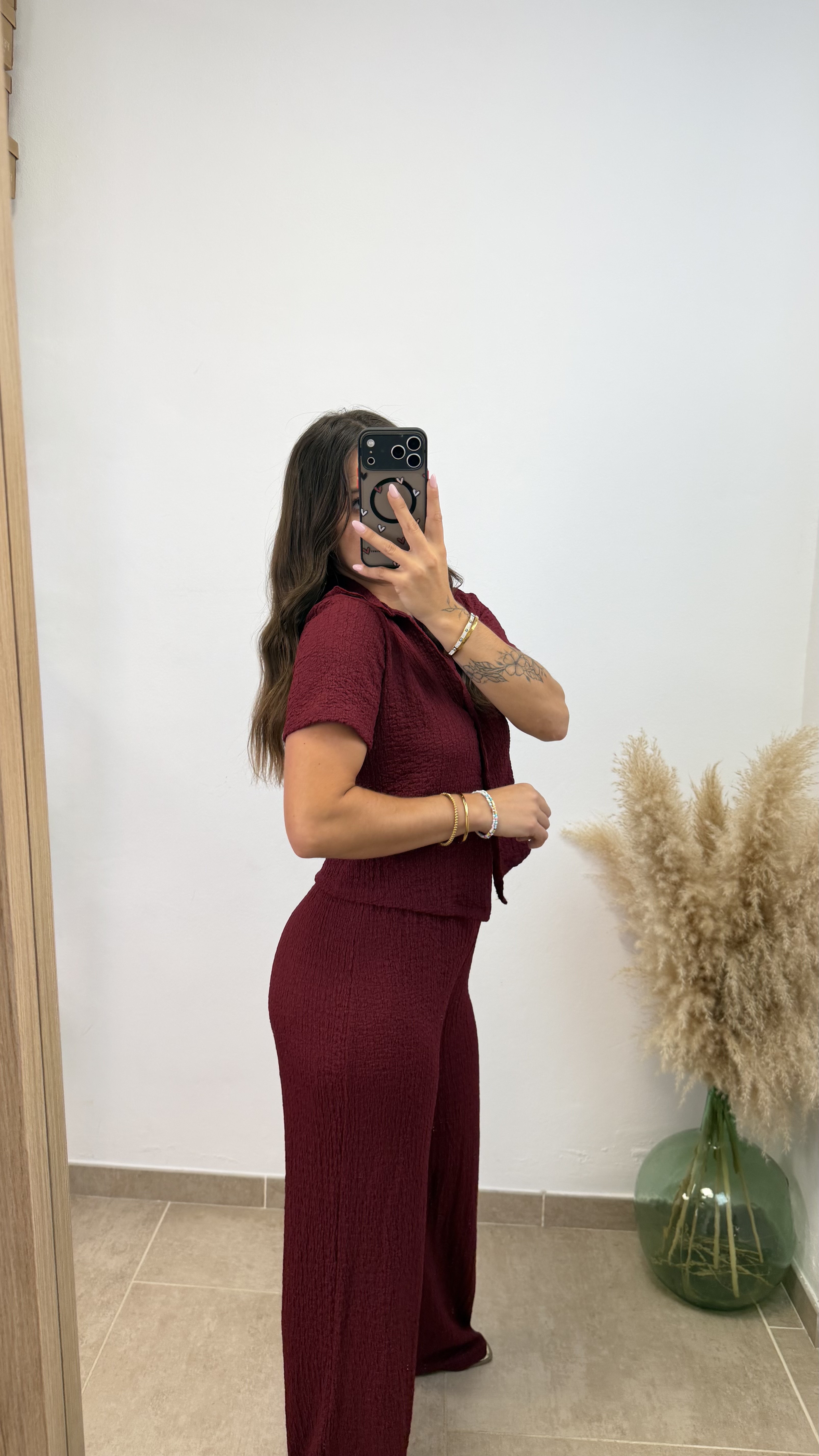 Conjunto rugoso zara - Burdeos - Imagen 4