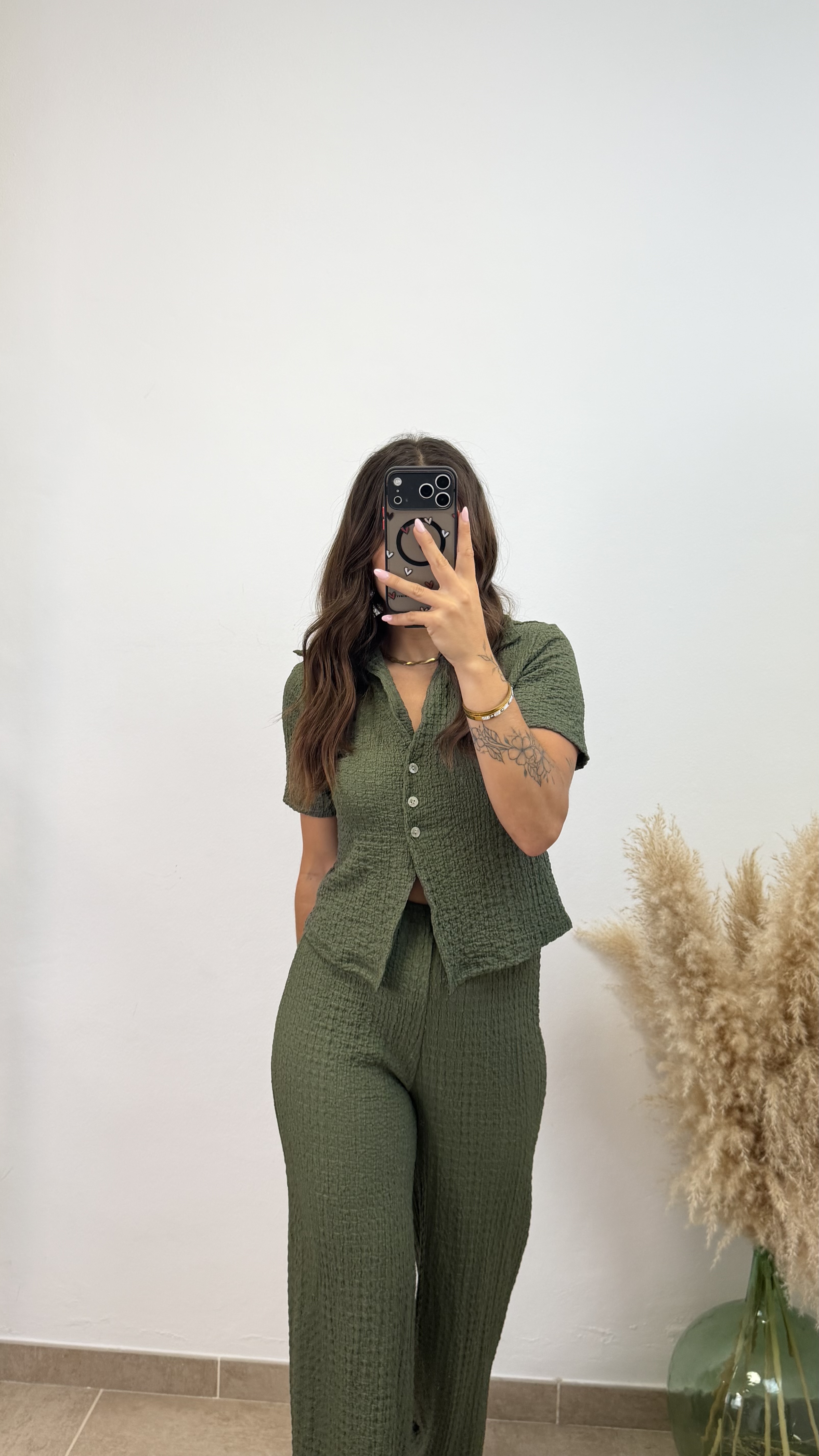 Conjunto rugoso zara - Verde militar - Imagen 4