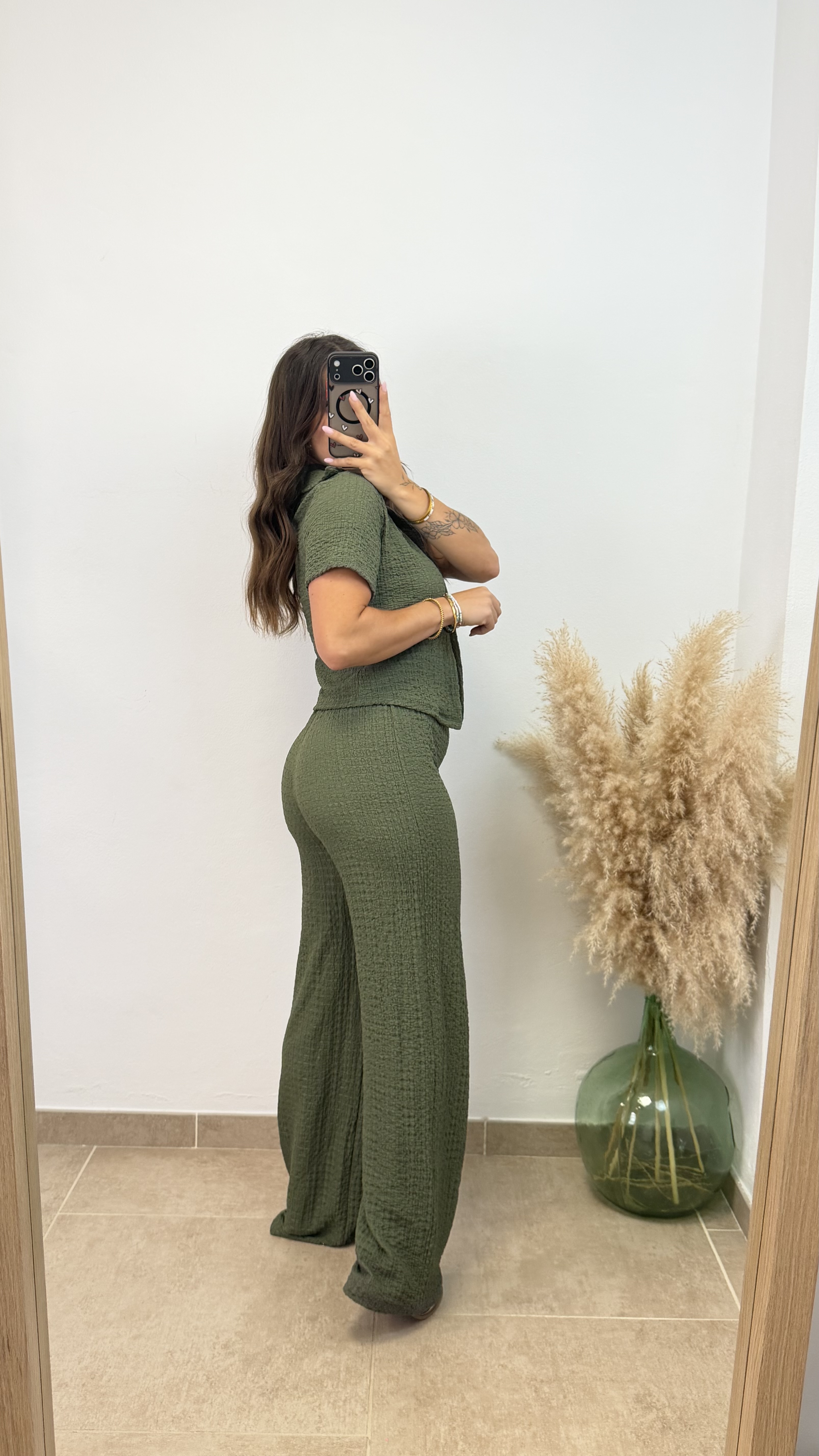 Conjunto rugoso zara - Verde militar - Imagen 2