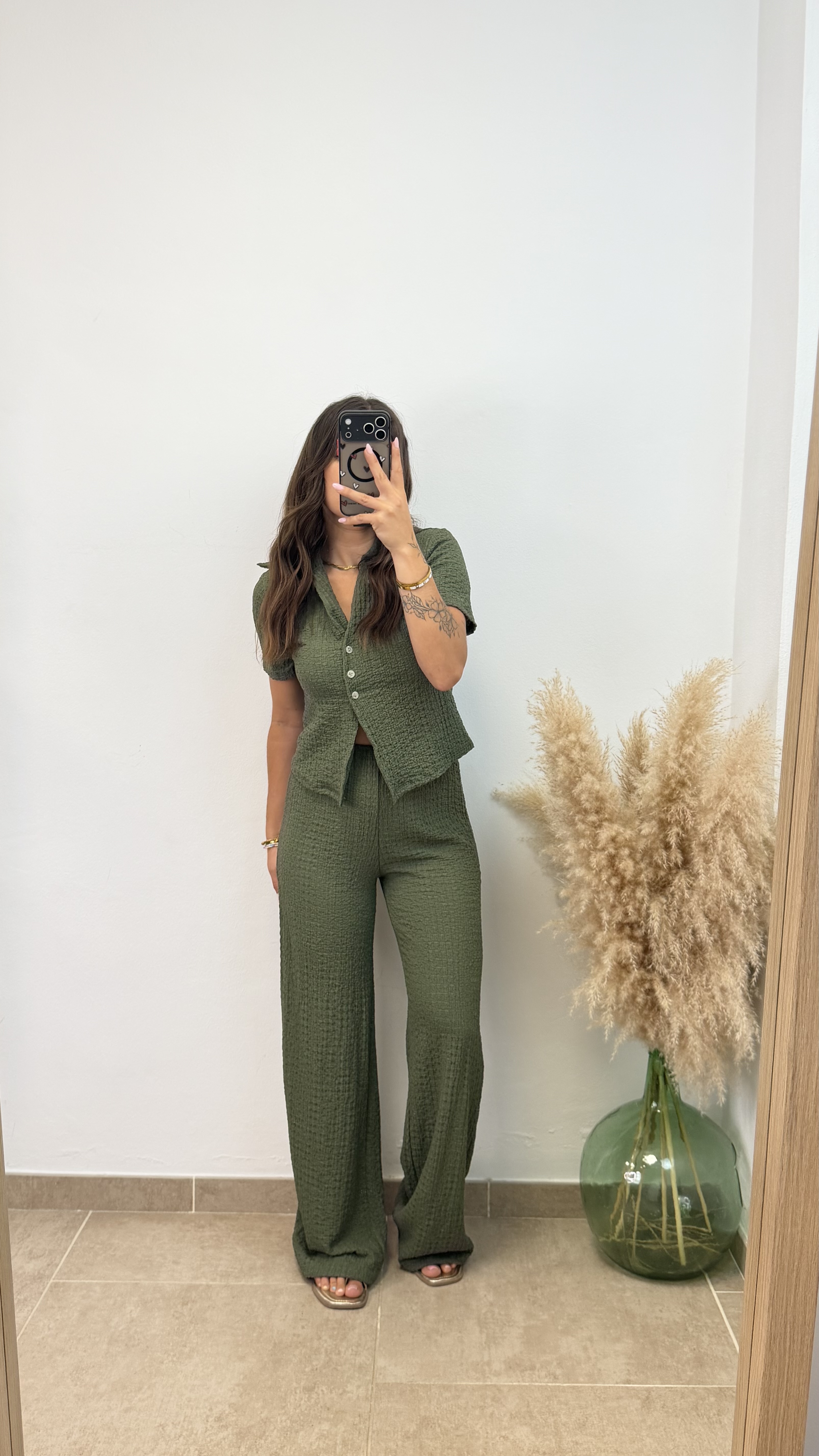 Conjunto rugoso zara - Verde militar - Imagen 3