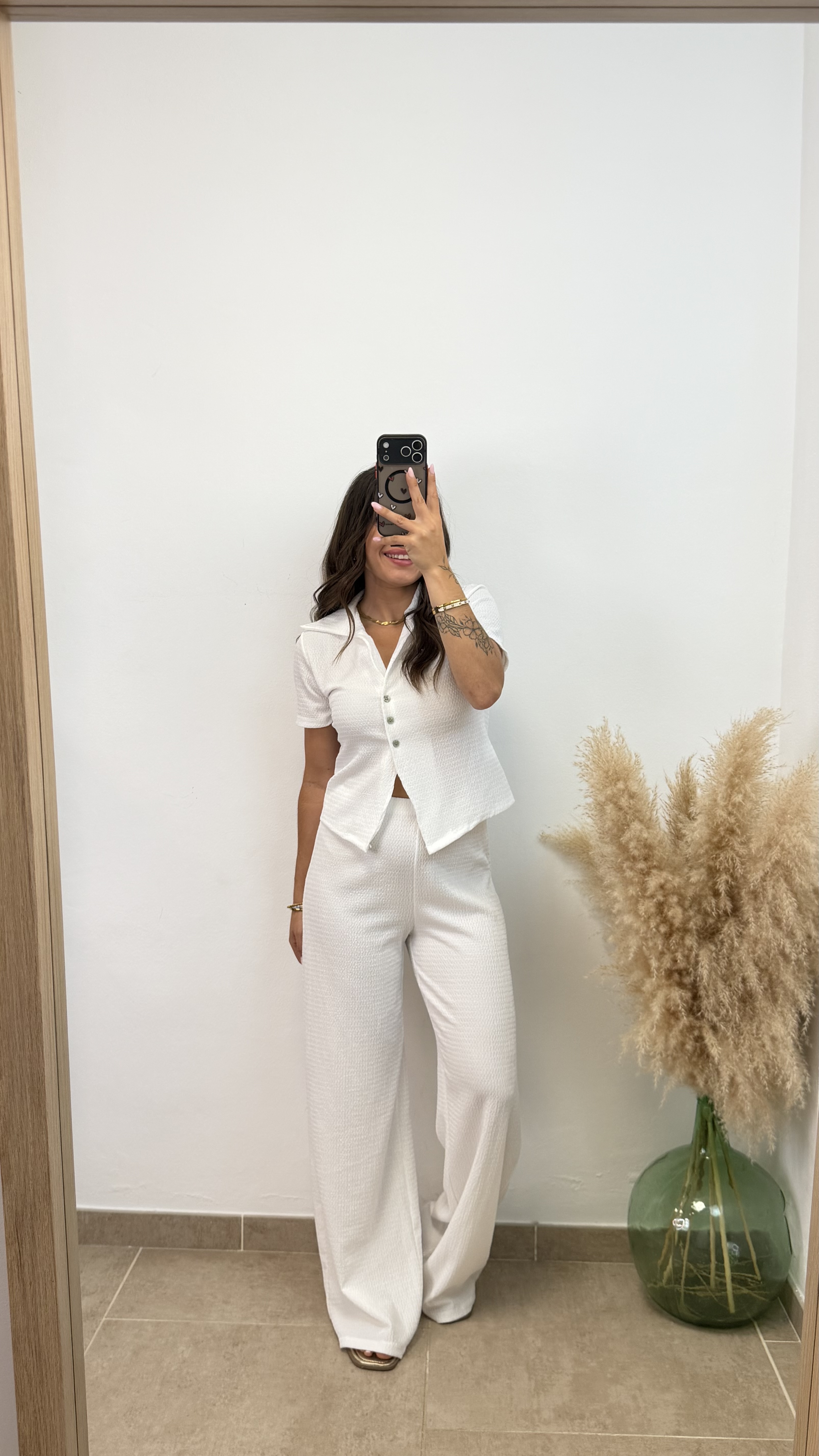 Conjunto rugoso zara - Blanco - Imagen 4