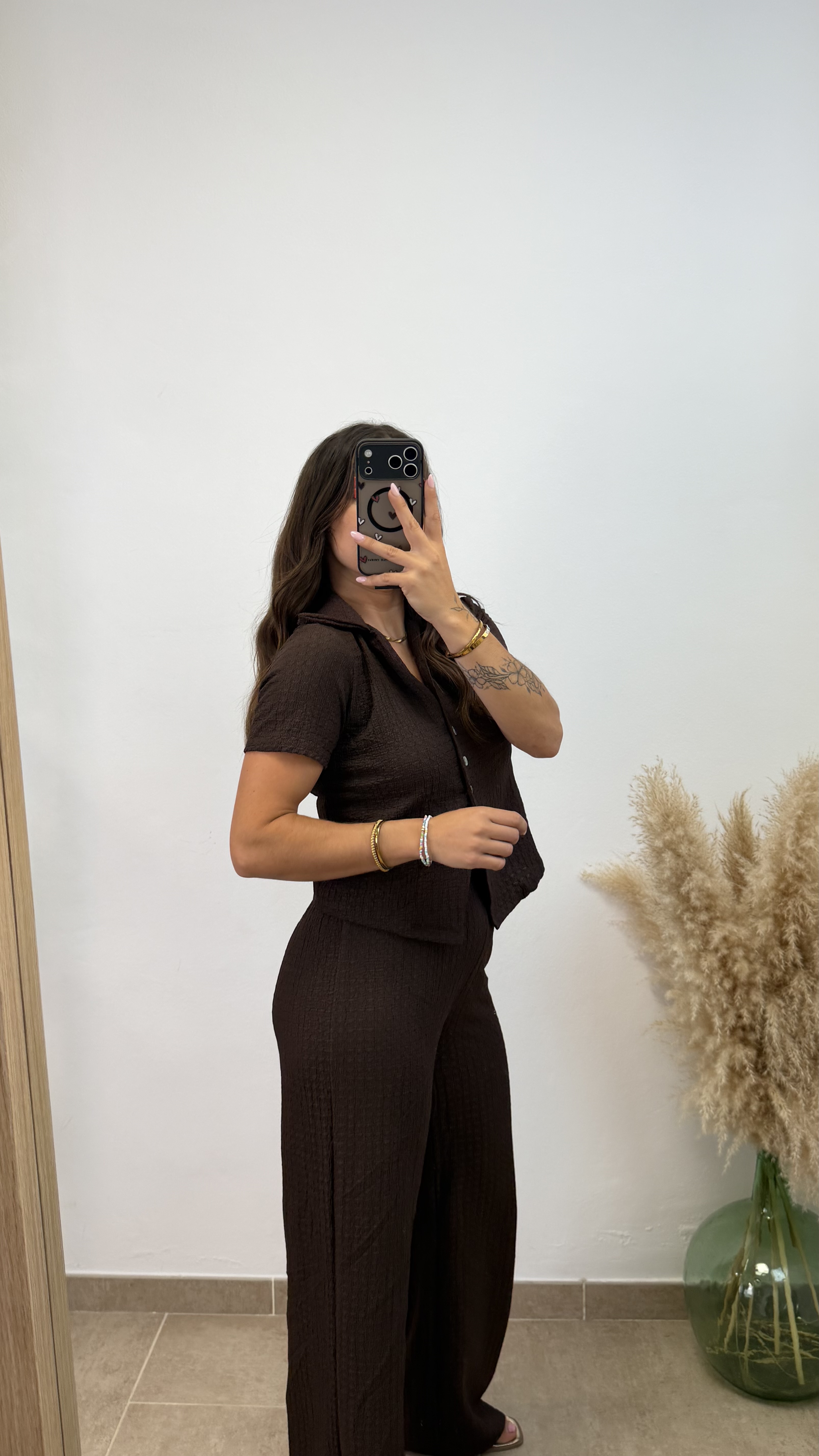 Conjunto rugoso zara - Chocolate - Imagen 3
