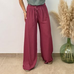 Pantalón lino low cost - Buganvilla