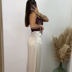 Alternative view of Pantalón Balón Viscosa - Beige