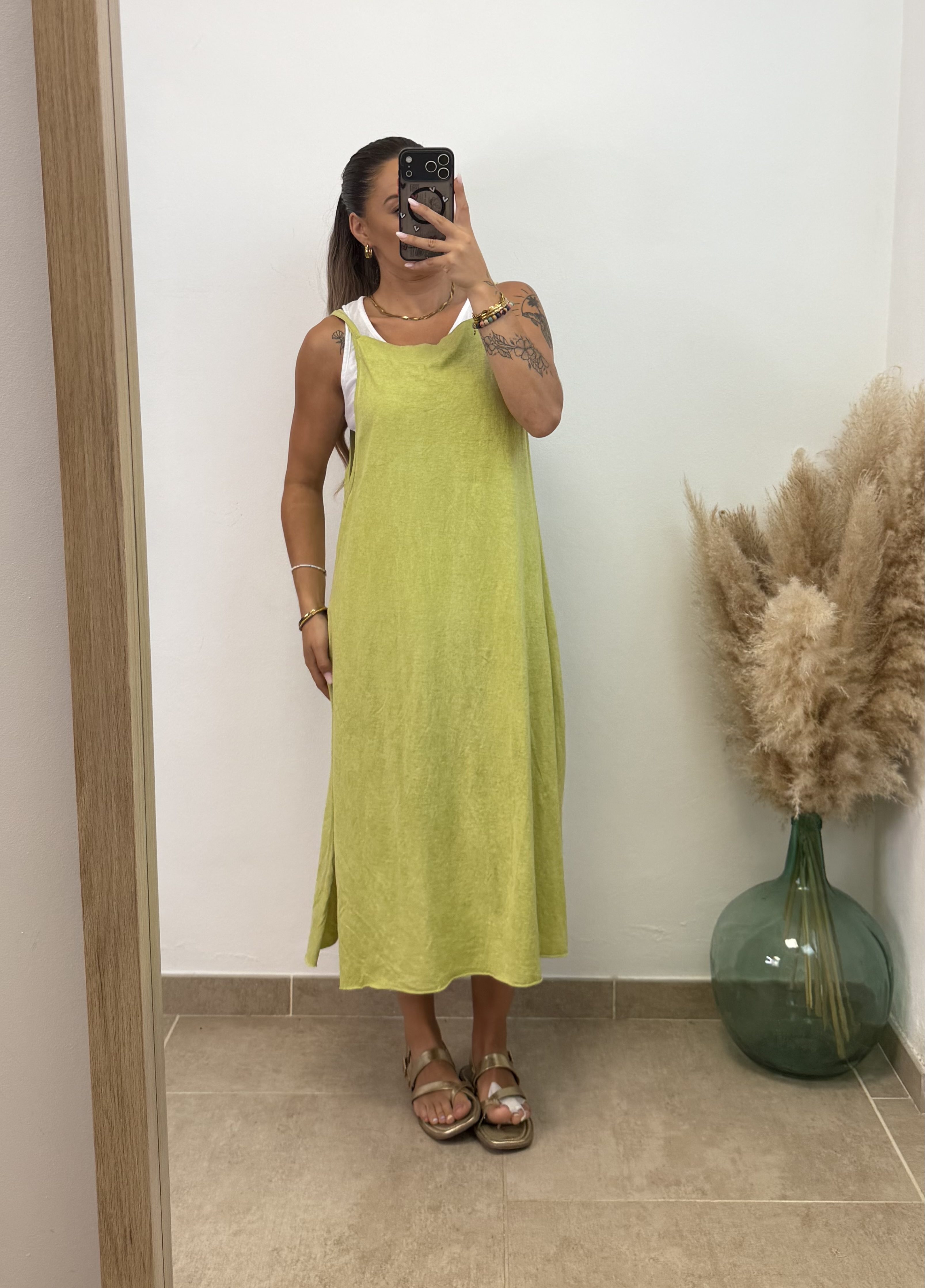 Vestido tirante dos piezas I Verde