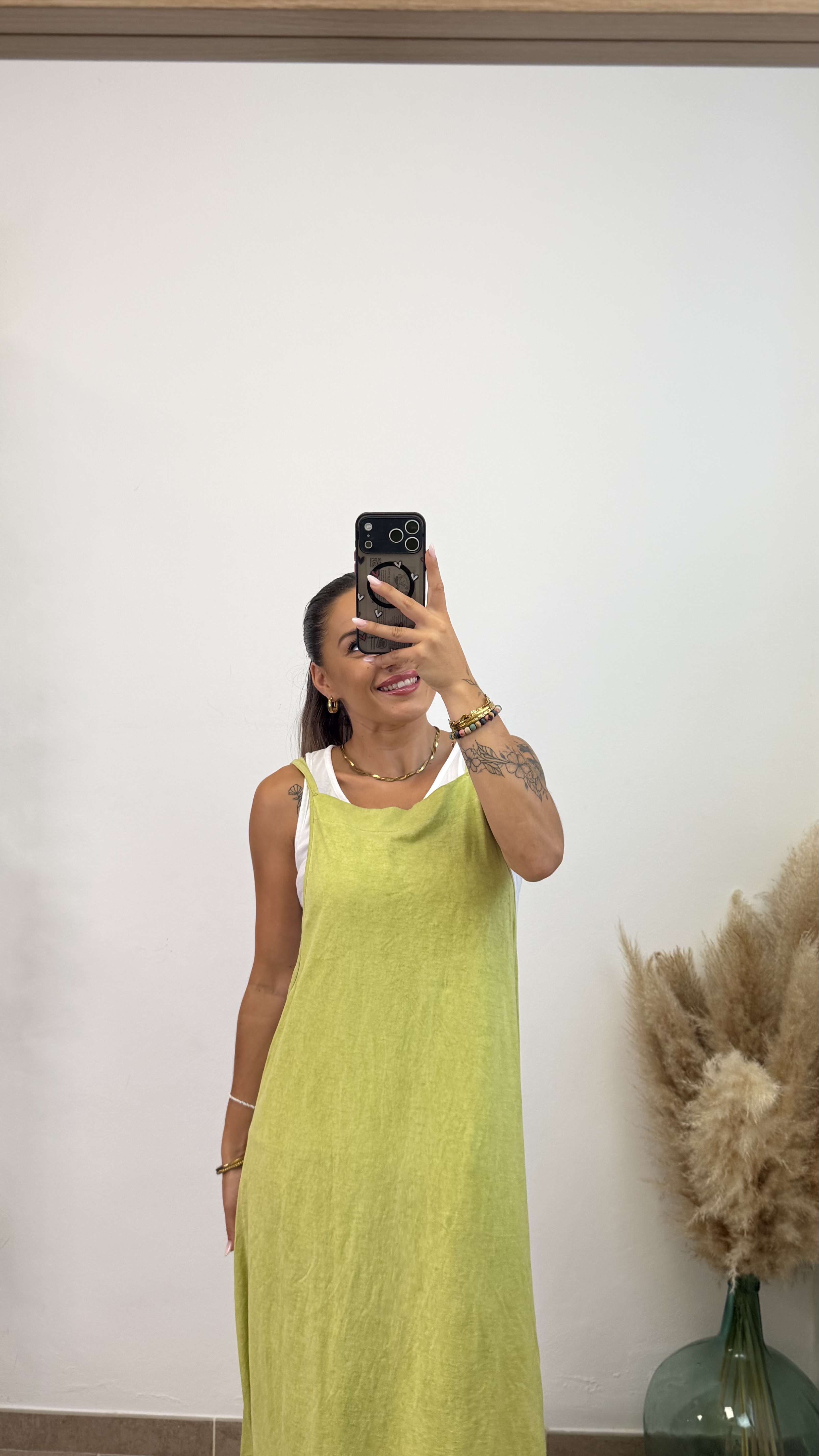 Vestido tirante dos piezas I Verde - Imagen 2