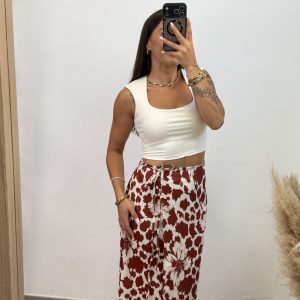 Falda estampada - Teja - Imagen 5