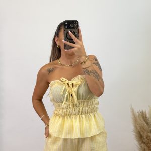 Alternative view of Conjunto Palabra de Honor Corto - Amarillo