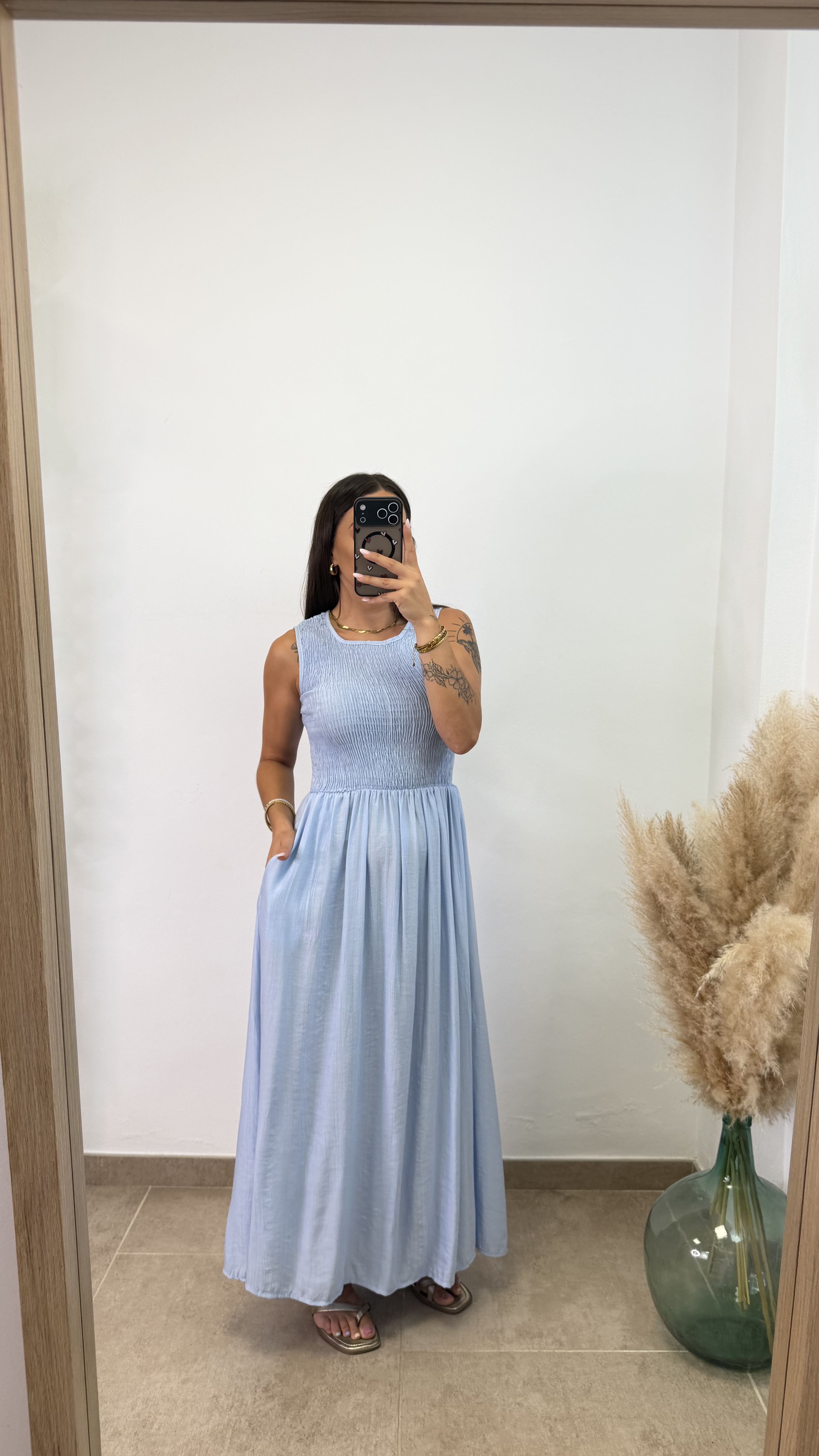 Vestido Zaireli - Celeste - Imagen 2