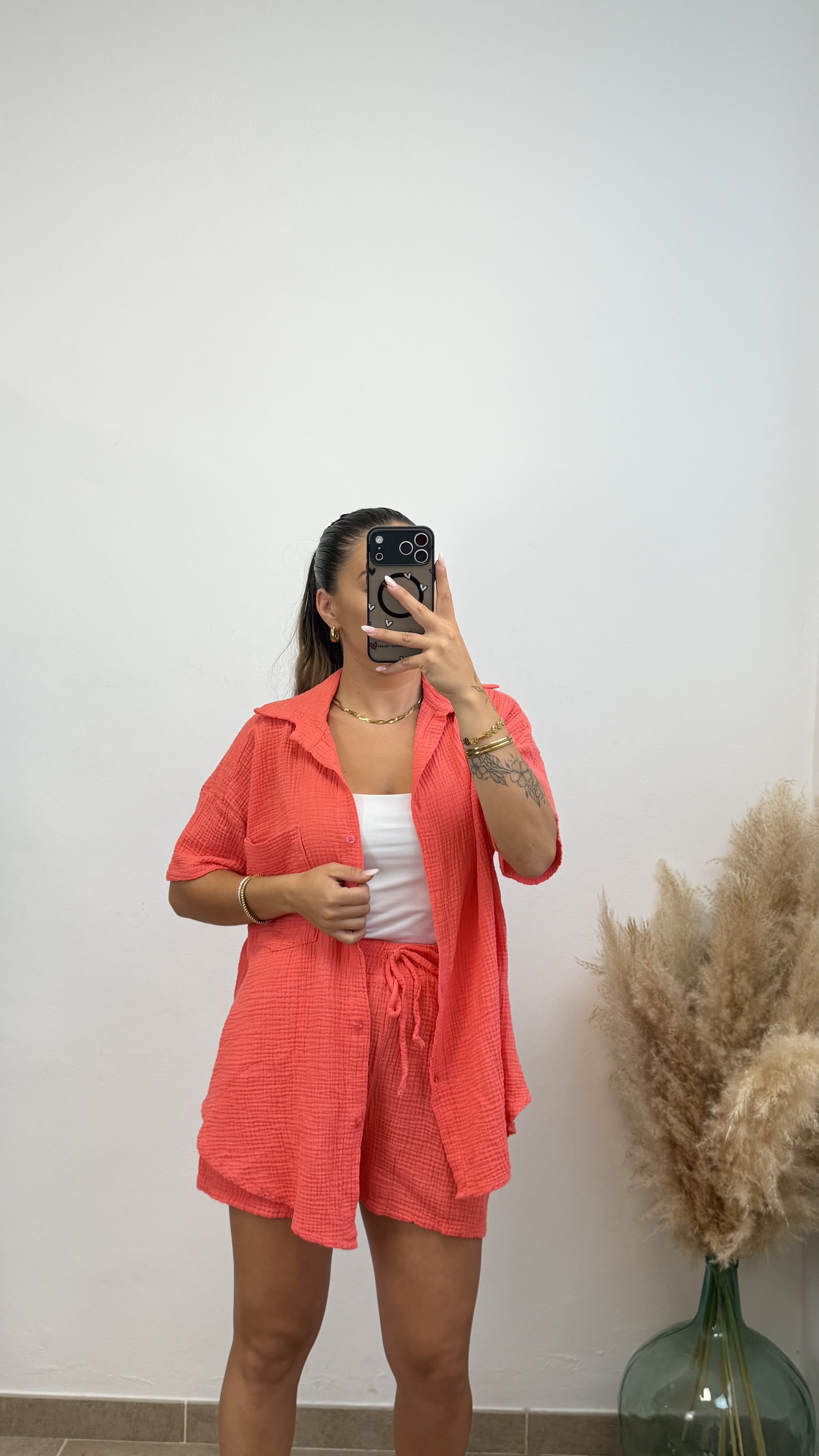 Conjunto Queen I Coral fuerte - Imagen 3