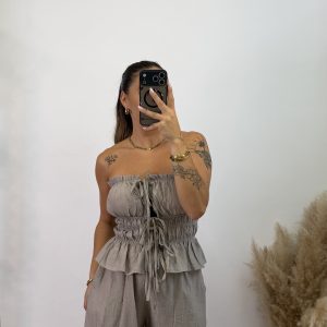 Alternative view of Conjunto palabra de honor dos piezas I Taupe