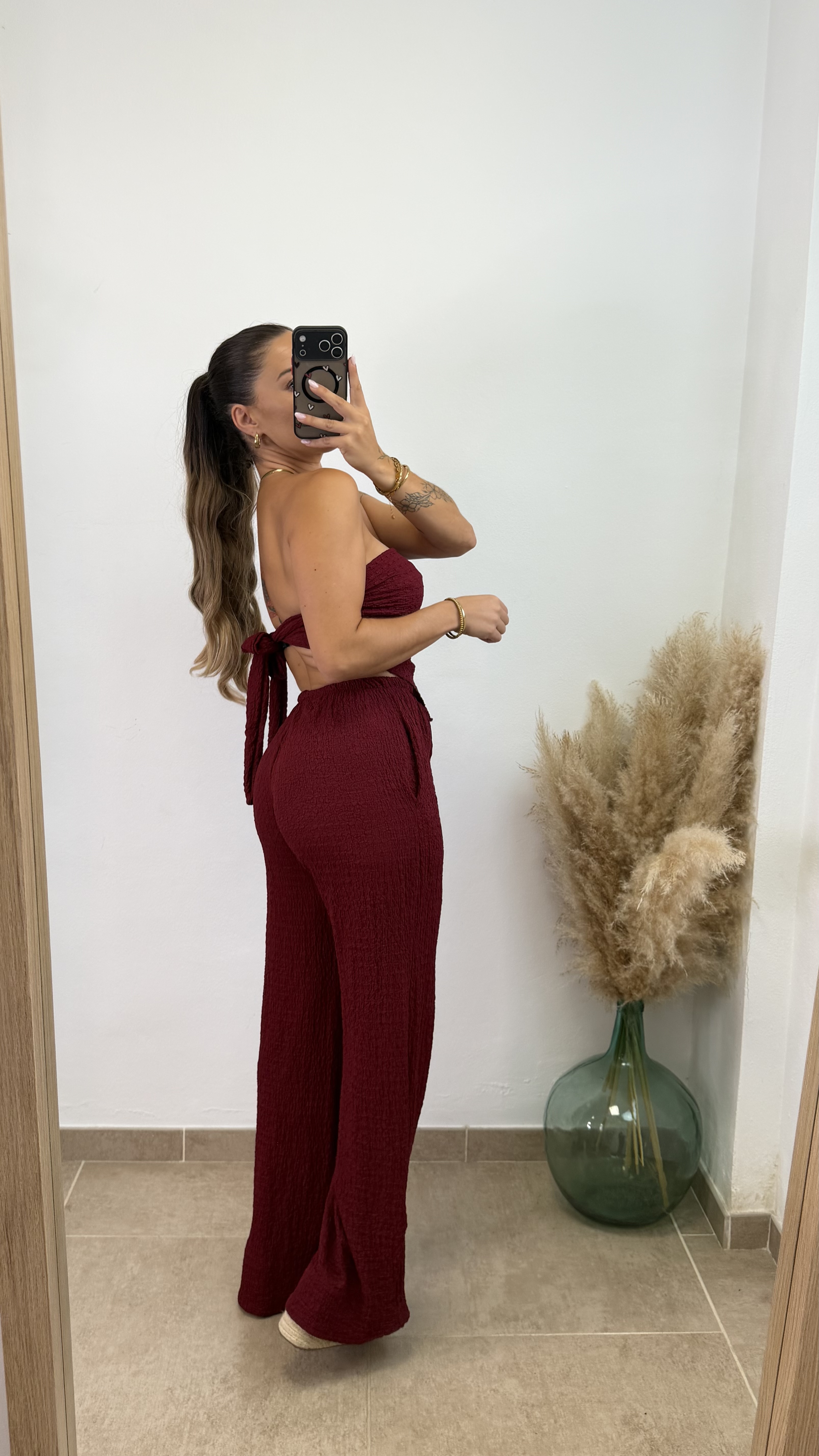 Conjunto bámbula con pañuelo I Burdeos - Imagen 3