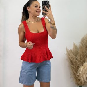 Camiseta Bámbula - Rojo