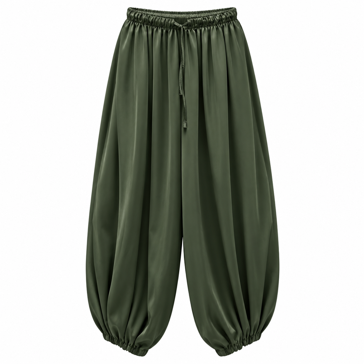 Pantalón puño raso - Verde Militar - Imagen 2
