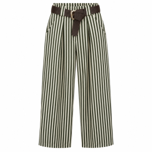 Pantalón Noemi - Rayas verde militar - Imagen 2