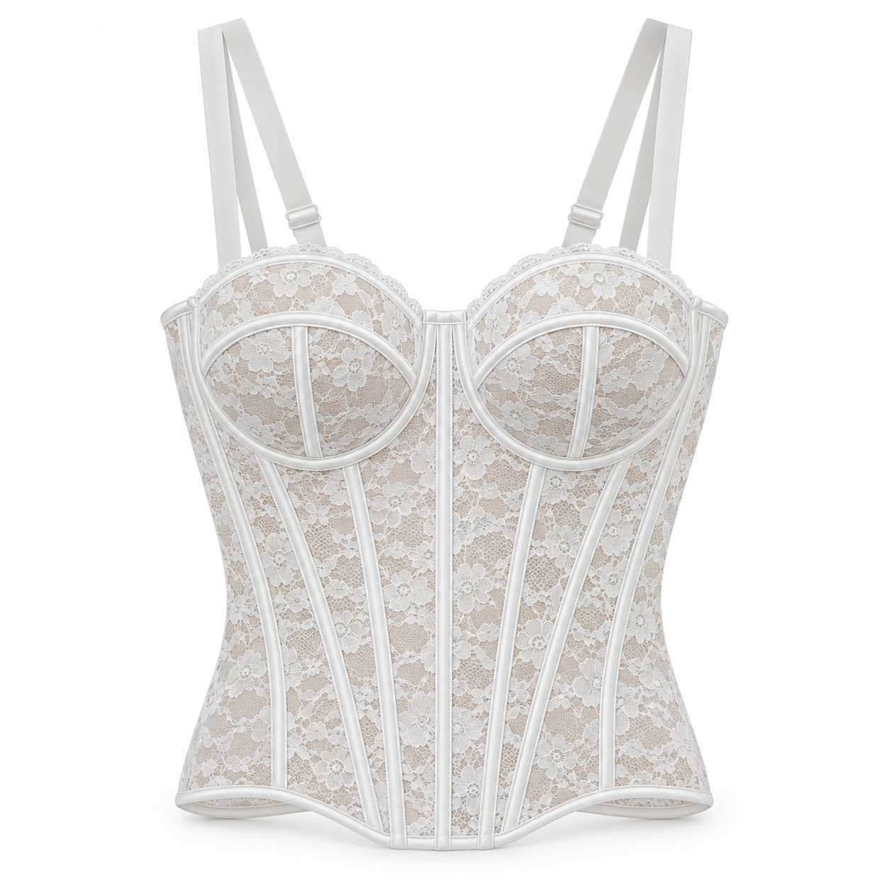 Top corset floral T.G - Imagen 4