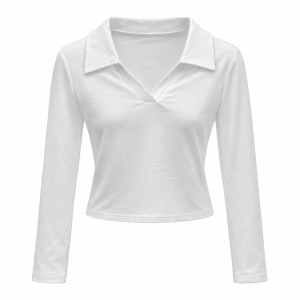 Top polo -  Blanco