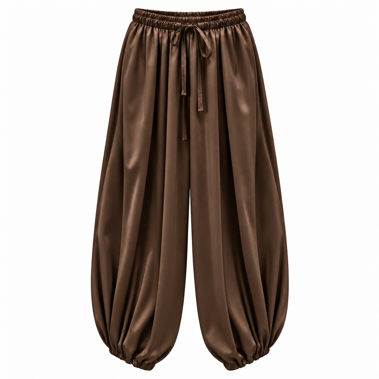 Pantalón puño raso - Chocolate - Imagen 2