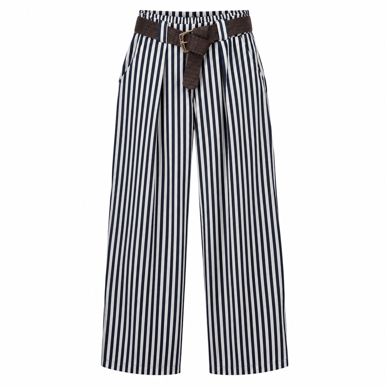 Pantalón Noemi - Rayas azul marino - Imagen 2
